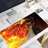 Anime Demon Slayer Mousepad Impressão de HD Jogadores de Computador Locking Bloqueio Borda Mouse Pad XXL90X40CM Teclado PC PAD PAD CSGO