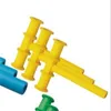노란색 씹는 튜브 감각 장난감 T 모양 질긴 Teether 튜브 어린이 자폐증 ADHD 특별 요구 312 Y2