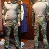 GYM CIEBIE TAKTICAL MUNOFINY MĘŻCZYZNA KAMUKALE ZESTAWY WOJSKOWE Armia garnituru Paintball Multicam Cargo Pant Combat koszulka z podkładkami