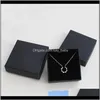 Packaging Display Drop Delivery 2021 Jewelry And Retail Boxes Black Kraft Packing Bracelet Necklace Ring & Ear Nail Box Christmas Year Gift C