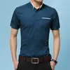 Diseño de moda de verano Slim Fit manga corta de algodón camisa casual diaria de los hombres de colores sólidos blanco caqui negro rosa blusa 4XL 5XL 210528