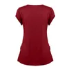 Moederschap Tops Tees Dames Shirt Leuke Baby Print Gestreepte Korte Mouw T-shirt Zwangere Ropa Embarazada Verano Zwanger