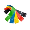 5 Farben / Set Elastische Yoga-Gummi-Widerstandshilfe-Bänder Kaugummi für Fitnessgeräte Übungsband Trainings-Pull-Seil Stretch Cross-TrainingA48