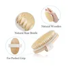 Dry Brushing Body Brush Drying Skin Exfoliating Brushes Scrub for Flawless Skins Massage Hand Grip