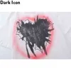 Spider Gradient Men's T-shirt Short Sleeve Summer Short Sleeved Tshirts for Man Black White 210603