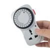 Timers 24 timmars cyklisk timer switch Universal Timing Socket Mechanical 230VAC 3500W 16A UK EU CN US Plug