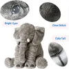Oreiller géant des éléphants en peluche jouets pour bébé endormi les poupées molles animales pouces infantile de soutien coussin