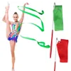 Ginástica rítmica gimnasia ritmica rit fita 4 metros criança adultos adultos adultos vara de dança 5 cm largura esportes equipmemnt multi cores