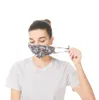 50% av tunt tryck blommigt bomull Tvättbar återanvändbar munmask Anti dammsugare Utomhusytor Masker Blommor Dammtät Mask PM2.5 Ottie