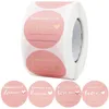 500pcs Roll 1.5inch Love Heart Paper Adhesive Stickers Gift Box Baking Envelope Bag Party Label Decor