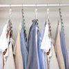 Cabides racks de 6 orifícios de 6 buracos aço inoxidável secar a aço rack criativo Criativo Multifuncional Clothing Storage Organizador de armazenamento