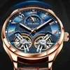 AILANG Orologio dal design originale da uomo con doppio volano automatico meccanico moda casual orologio da lavoro 2201173348