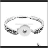 Bangle sieraden? Snaps armbanden passen 18 mm metalen knoppen sier vergulde Noosa -brokken snap armband verwisselbare sieraden ps1966 drop delive