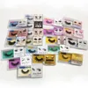 가짜 속눈썹 속눈썹 확장 수제 가짜 속눈썹 눈 속눈썹을위한 가짜 속눈썹을위한 가짜 속눈썹 메이크업 화장품 자연 긴 밍크 도매 공급 업체 25mm 3D 두꺼운