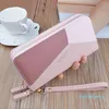 Brand Pu Leather Wallets Women Patchwork Long Zipper Coin Purse Money Credit Card Holders Phone Bags Female Clutch Wallet
