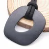 Pendant Necklaces Fashion Neo Gothic For Women Black Color Round Stainless Steel Chain Vintage Kpop Coco Goth Necklace Jewelry