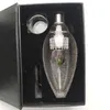 Unique Smoking Accessories Hookahs Light Bulb Style Nector Collector 17mm With Glass Bowl Titanium Nail Box For Glass Bongs NC23