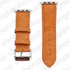 Gift Designer M Top Watchbands Watch Strap Band 41mm 42mm 38mm 40mm 44mm 45mm iwatch 1 2 3 4 5 6 SE 7 bands Leather Belt Bracelet Fashion Wristband Print Stripes watchband