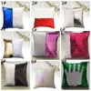 40*40 cm Sequin PillowCovers Bedroom Sofa Cushion Throw Pillow case Office Chair Pillowcover Home Decorations Supplies BH5214 TYJ