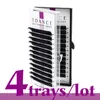 False Eyelashes TDANCE 4Pcslot Easy Fan Bloom Makeup Eyelash Extension Fast SelfMaking Fans Volume Lashes Austomatic Flowering5769568