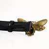 Luxury Designer Belt Bee Needle Buckle Fashion High Quality Genuine Leather Women Belts Men Letter Waistband 2.4 3.4 3.8CM Add Box