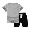 Childrens fashion classic print Summer Clothing Sets Boys T-Shirt Golden Avatar Kids Clothes Girl Sports Two-piece Round Neck Short sleeve Pants 2-7 Years