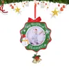 Children Christmas Photo Frame Pendant Cross-border Snowman Resin Christmas Decorations Holiday Baby Xmas Gift XD24929