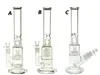 Tubi per bong in vetro con narghilè (44+65) mm 14,5 pollici dritti con 2 perc e braciere da 14 mm 900 g/pz per 3 stili GB004