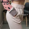 GIGOGOU Spring Women Knitted Tracksuits 2 Piece Sets Costume V Neck Leopard Pullover Sweater + Pencil Pants Suits 210930