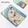 Benepaw Cartoon Pet Dog Cooling Mat Summer Wearproof Small Medium Large Beds Mats Breathable Washable Puppy Bed Waterproof 210924