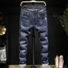 Lente zomer skinny jeans mannen slim fit denim joggers stretch mannelijke jean potlood broek blauwe heren jeans mode casual hombre 28-38 x0621