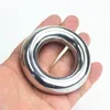 9 Sizes Cockrings Stainless Steel Penis Ring Delay Cocking Chastity Device Weight-bearing Rings for Adult Game Sex Toys BB2-122