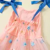 Abiti da ragazza Emmababy 2022 Kids Girl\u2021s Tulle Princess Dress Senza maniche Allacciatura Tracolla Star Per Party Stage Show