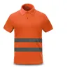 Hastighet torr polo shirt t-shirt konstruktion säkerhet kläder kortärmad ridning reklam arbetskläder reflekterande väst