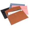 Solid Color A4 File Pocket Durable Notebooks Document Folders Bag Portable Filing Archival Storage Bags School Office Articles BH4778 TQQ