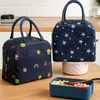 Storage Bags Portable Lunch Bag Thermal Insulated Box Tote Cooler Handbag Women Office School Convenient Food