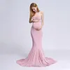 vestido de maternidade para fotograma de foto gravidez vestidos tirando o ombro fotografia longa fotografia grávida robe photoshoot adereços q0713