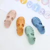 Sandals Summer Children's Baby Toddler Girls Soft Non-slip Princess Shoes Candy Jelly Beach Casual Boys Roman Slippers