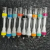 Colorful G5 Full Ceramic Vape Cartridge Atomizers 0.5ml 0.8ml 1.0ml 510 Thread Thick Oil Press Screw Mouthpiece MT6 Coil Th105 TH205 TH210 Carts for Battery Pens UPS