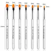 Professional Manicure UV Gel Brush Pen Transparent Acrylic Nail Art Painting Drawing Brushes Phototherapy Tools salon