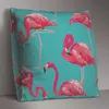 Hongbo Summer Flamingo Throw Pillow Case Home Bedroom Soft Square Cover 18 Inch Drop Cushion/Dekorativ