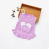 Cute Cartoon Baby Girls Sweaters Vest Autumn Winter Toddler Kids Sweaters Soft Warm Sleeveless Waistcoat Sweater 210713