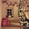 Decoraciones de Navidad 2.7m Lujo con adornos LED Decoración Luces de ratán Árbol de fiesta de Navidad