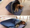 Grand lit pour chien Sac de couchage pour animal de compagnie Lit pour chat Petits chiens Puppy Cave Bed Nid chaud Coussin pour chiot Couverture pour chien Matelas Tapis de cage Siège de voiture pour chien