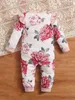 Baby Floral Print Ruffle Combsuit Ona