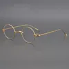 Titanium Small Round Women Men Vintage Glasses Frame Optical Myopia Prescription Eyeglasses Frames Clear Eyewear Oculos ADC7
