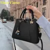 Borse da sera Borse di lusso in pelle PU con ciondoli Borsa a tracolla da donna di alta qualità Borsa a tracolla grande con tracolla Designer Sac A Main Tote Brand