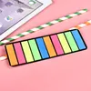 Muurstickers Kleurrijke Zelfklevende Fluorescentie Memo Pad Sticky Notes Bookmark Marker Sticker Papieren Studenten Kantoorbenodigdheden