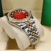 Men's and women's automatic mechanical watch 41mm diamond bezel stainless steel discount neutral watch