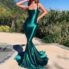 Dorywczo sukienki Lato Bez Rękawów Satin Maxi Dress Bodycon Wieczór Party Mermaid Nearty